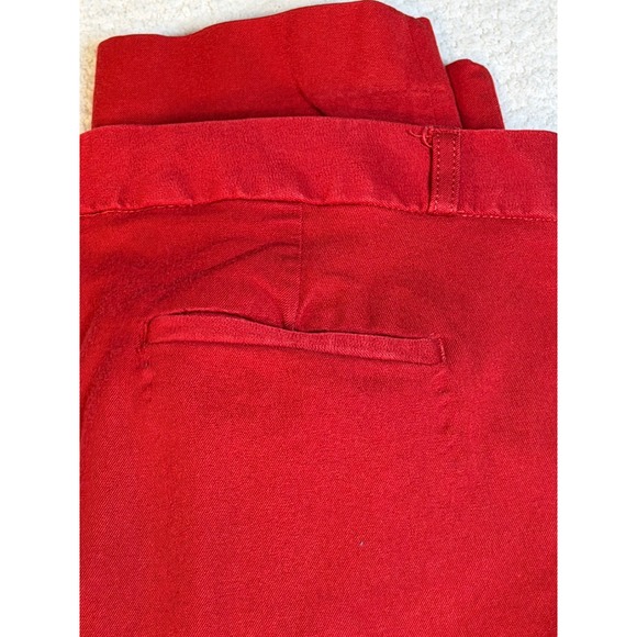 Banana Republic Sloan Red Tailored Pants Women Size 8 - Picture 6 of 8